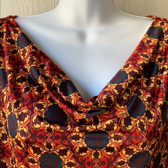 Per Una bohemian print tunic size 1X - Picture 2 of 10